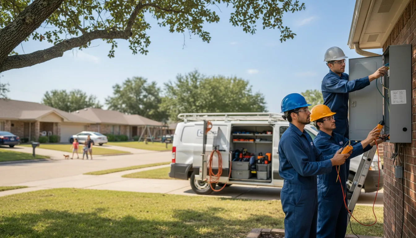 Certified electrician providing emergency electrical services in Rhodelia, KY